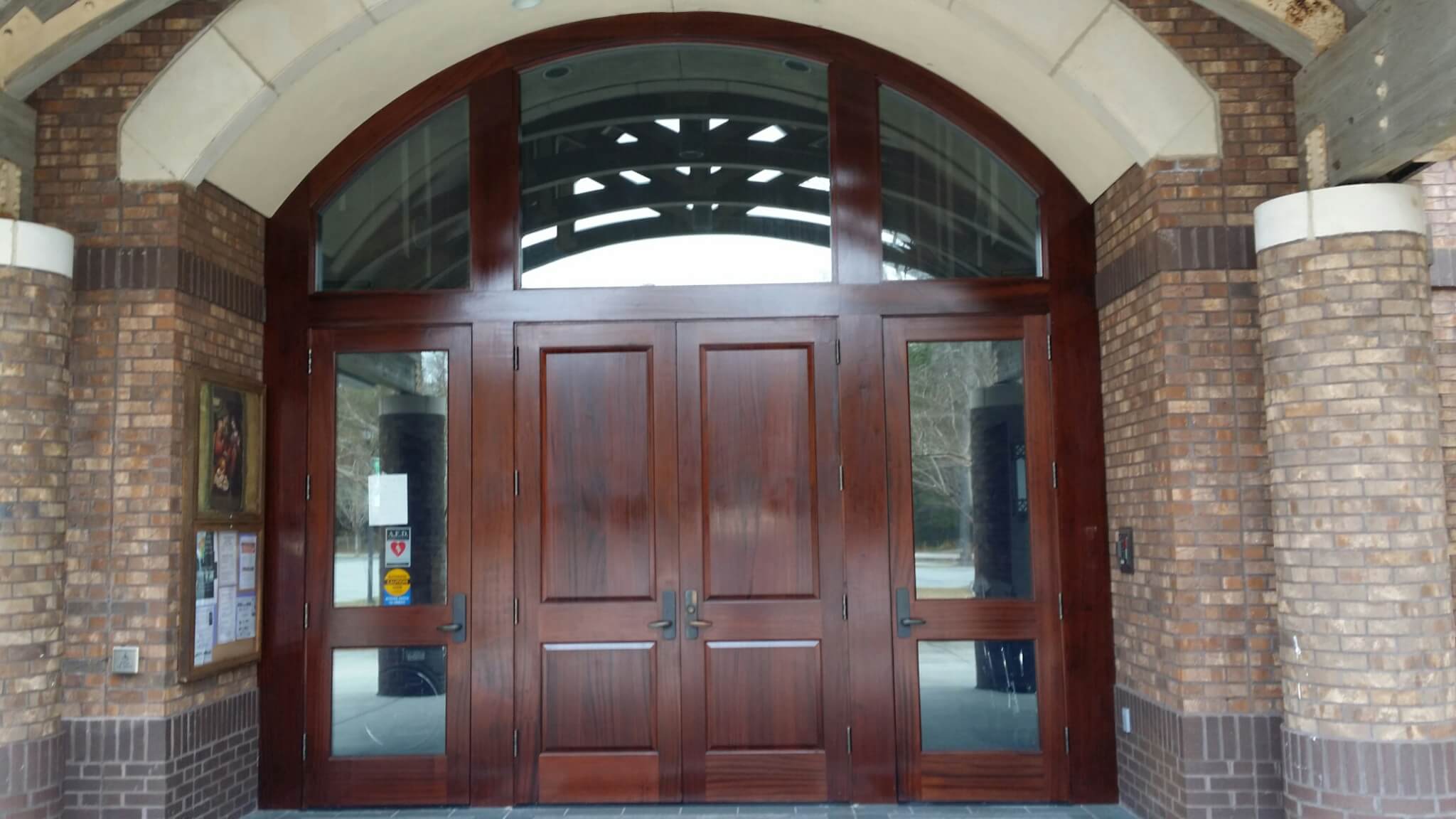 Custom entryway door in Charleston by MW Millworks
