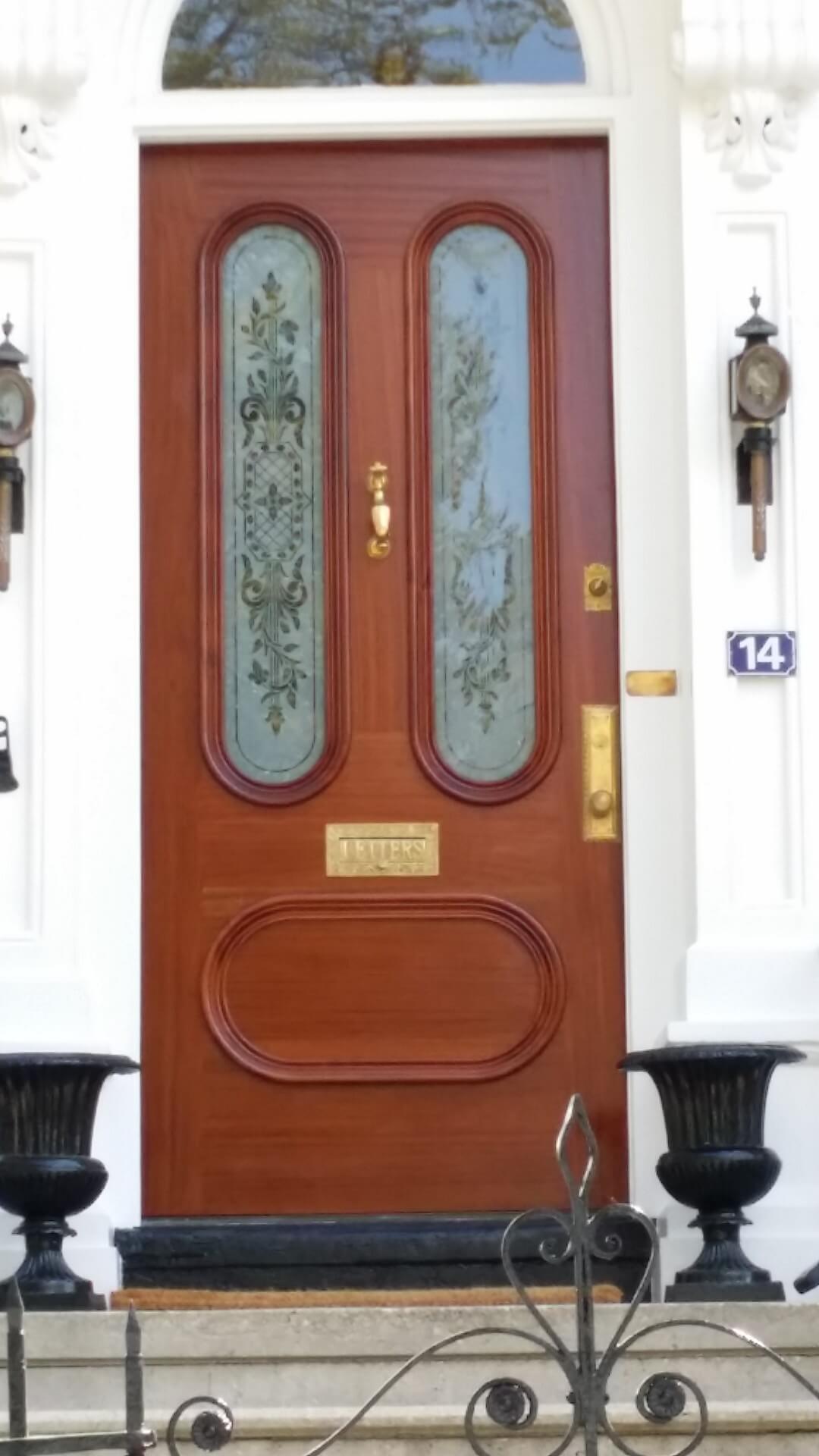 Newly crafted custom door in Charleston by MW Millworks